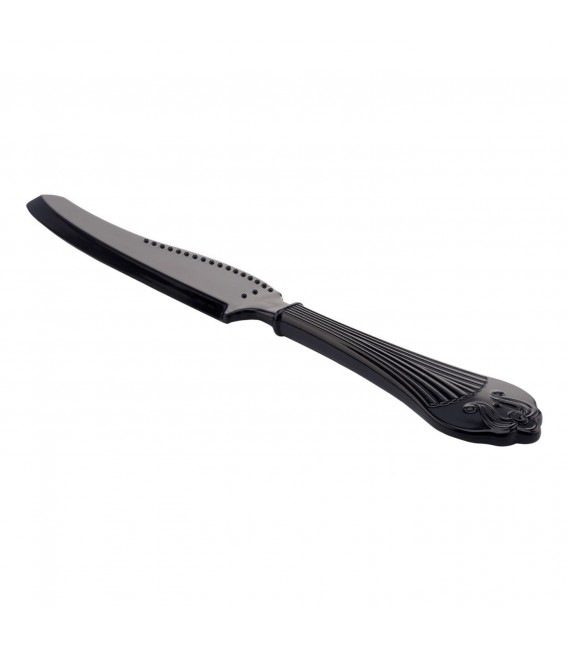 COLTELLO PLASTICA NERO 