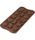 STAMPO SILICONE CHOCO X MAS BUTTON