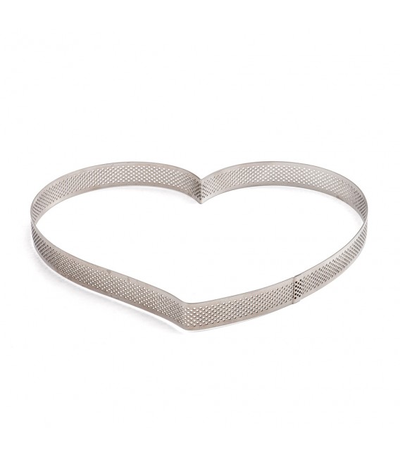 STAMPO MICROFORATO CUORE 24X22H 3.5 CM